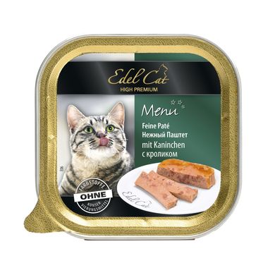 Влажный корм для кошек Edel Cat 100 г (паштет с кроликом)