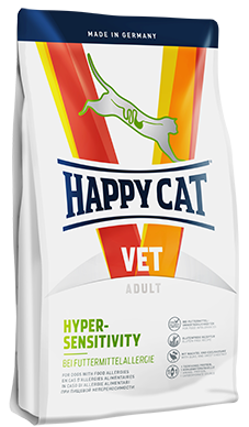 Сухий дієтичний корм Happy Cat VET Diet Hypersensitivity для котів з харчовою алергією, 4 кг, 70311
