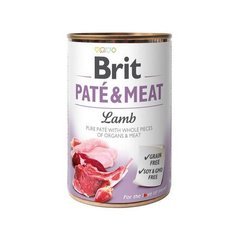 Brit Paté & Meat Dog k 400 g з ягням