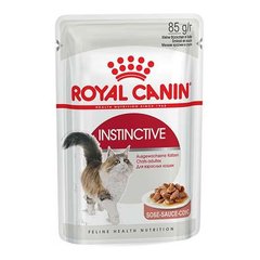 Влажный корм Royal Canin Instinctive для кошек, кусочки в соусе, 85 г
