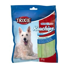 Ласощі для собак Trixie Пластинки для чищення зубів зі спіруліною Denta Fun 100 г