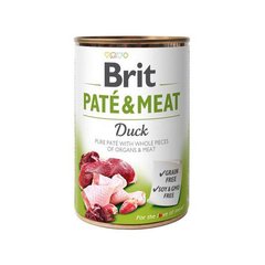 Brit Paté & Meat Dog k 400 g з качкою