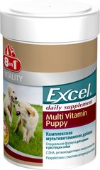 Вітаміни для цуценят та молодих собак 8in1 Excel «Multi Vitamin Puppy» 100 таблеток (мультивітамін)