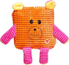 Игрушка GimDog Мордочки MINI CUDDLY CUBES, для собак, 20.8 см, оранжевый