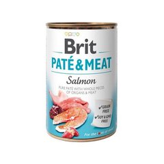 Brit Paté & Meat Dog k 400 g с лососем