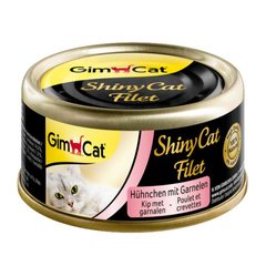 Shiny Cat Filet k 70g курка и креветки