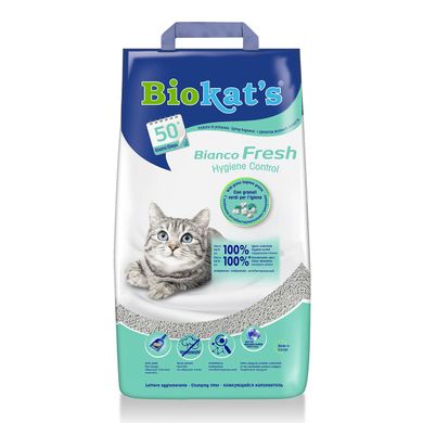 Наполнитель для кошачьего туалета Biokats Bianco Fresh 5 кг (бентонитовый)