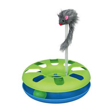 Игрушка для кошек Trixie Трек игровой с мышкой «Crazy Circle» d:24 см, h:29 см
