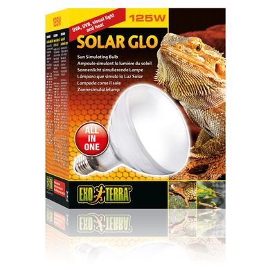 Ртутная газоразрядная лампа Exo Terra «Solar Glo» имитирующая солнечный свет 125 W, E27 (для обогрева, облучения и освещения)
