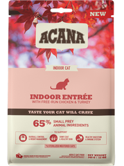 Сухий корм Acana Indoor Entree Cat зі смаком курки та індички, для домашніх котів усіх порід, 340 г