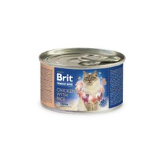 Вологий корм Brit Premium by Nature Chicken with Rice 200 г (паштет з куркою та рисом)