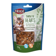 Ласощі для котів Trixie PREMIO Barbecue Hearts 50 г (курка)