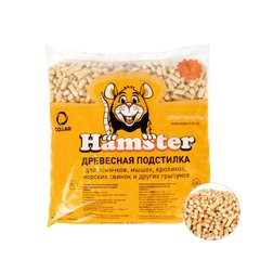 Hamster Вкусняшка - Гранульована натуральна підстилка з вітамінною добавкою для гризунів 800 г