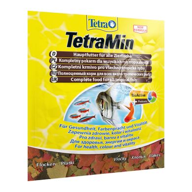 Tetra MIN 12 г хлопья основной корм, для аквариумних