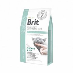 Сухий корм для котів із захворюваннями сечовивідних шляхів Brit GF Veterinary Diets (Брит ветеринарна дієта) Cat Struvite 400 г