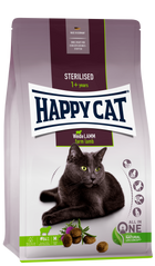 Сухий корм Happy Cat Sterilised Weide Lamm для дорослих стерилізованих котів зі смаком ягняти, 4 кг, 70585