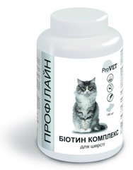 ПРОФІЛАЙН для котів БІОТИН КОМПЛЕКС для шерсті 180 таблеток