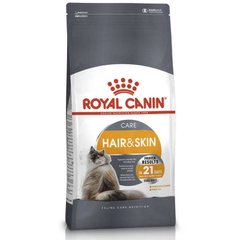 Сухой корм для кошек, шерсть которых требует дополнительного ухода Royal Canin Hair & Skin 2 кг (домашня птиця)