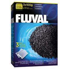 Наповнювач для фільтра Fluval «Carbon» активоване вугілля (3 x 100 г)