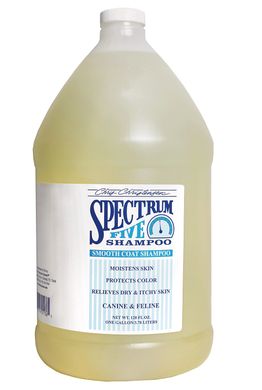 Шампунь Spectrum Five 3.8л для выпрямления шерсти с сухой/чувствительной кожей