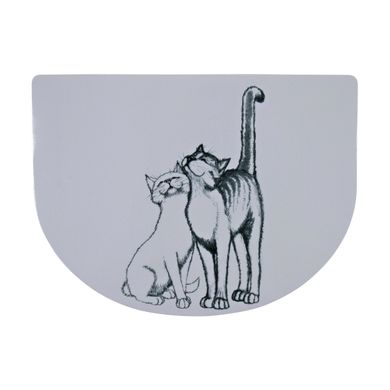 Коврик под миску Trixie «Pussy Cat» 40 см / 30 см (серый)