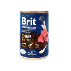 Brit Premium by Nature 400 г говядина с требухой