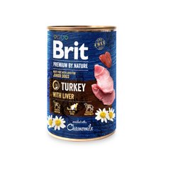 Brit Premium by Nature 400 г индюшатина с индюшиной печенью