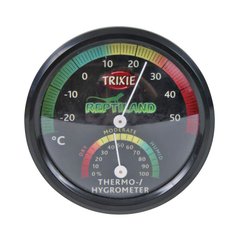 Термометр-гігрометр для тераріума Trixie механічний, з наліпкою d:7,5 см