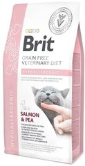 Сухий корм для котів з алергією Brit GF Veterinary Diets (Брит ветеринарна дієта) Cat Hypoallergenic 2 кг