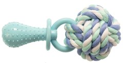 Іграшка для собак GimDog Дент Плюс мотузка/вузол з термопластичною гумою 14 см/ 6.6 см