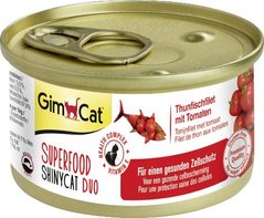 Shiny Cat SUPERFOOD k 70g тунець та помідор