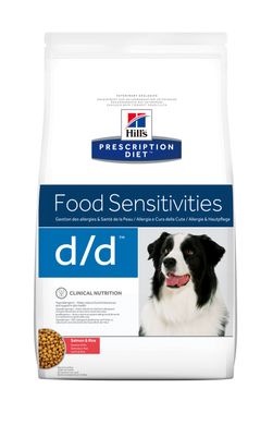 Сухий корм Hill's Prescription Diet Sensitivities d/d для собак з чутливим травленням, лосось, 12 кг