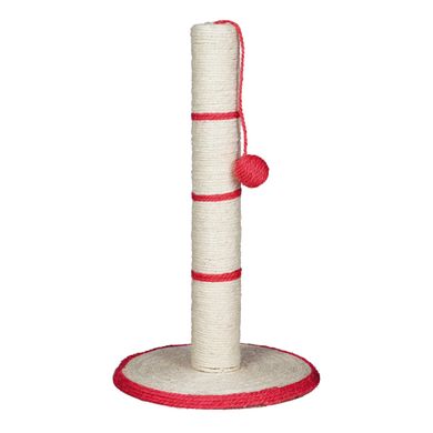 Дряпка-столбик Trixie с игрушкой на верёвочке h:50 см (бирюзовая, красная, чёрная, синяя)