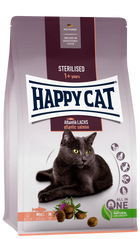 Сухий корм Happy Cat Sterilised Atlantik Lachs для дорослих стерилізованих котів зі смаком лосося, 1,3 кг, 70579