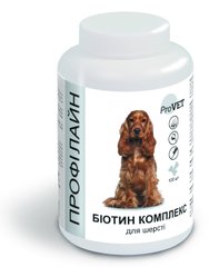ПРОФІЛАЙН для собак БІОТІН комплекс для шерсті 100 таблеток
