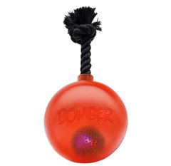 Іграшка для собак Bomber М'яч, що світиться, з ручкою 17 см (гума)