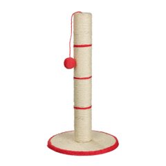 Дряпка-стовпчик Trixie з іграшкою на мотузці h:62 см (бірюзова, червона, чорна, синя)