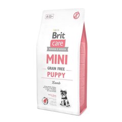 Сухой корм для щенков миниатюрных пород Brit Care GF Mini Puppy Lamb 2 кг (ягненок)