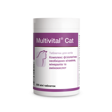 Мультивітал Кет 500 таблеток для котів
