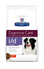 Сухий корм Hill's Prescription Diet i/d Low Fat Canine при порушенні роботи шлунково-кишкового тракту для собак, 1.5 кг