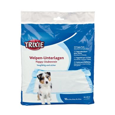 Пелёнки для собак Trixie 60 x 60 см, 10 шт. (целлюлоза)