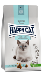 Сухий корм Happy Cat Sensitive Magen & Darm з чутливим травленням, качка та рис, 4 кг, 70597