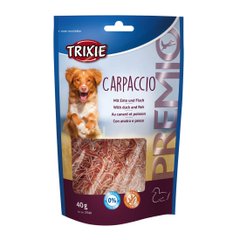Ласощі для собак Trixie PREMIO Carpaccio 40 г (качка та риба)