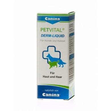 PETVITAL Derm-Liguid 25ml тонік для проблемної шкіри та шерсті
