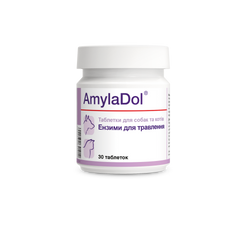 АмілаДол (ферменти) 30 таблеток для собак та котів