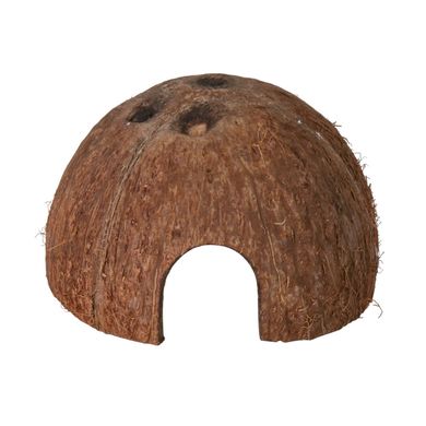 Декорация для террариума Trixie Домики кокосовые d:8/10/12 см, 3 шт. (натуральные материалы)