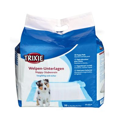 Пелёнки для собак Trixie 40 x 60 см, 50 шт. (целлюлоза)