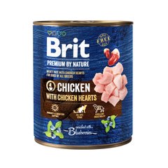 Brit Premium by Nature 800 г курица с куриным сердцем
