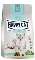 Сухий корм Happy Cat Sensitive Light для дорослих котів із надмірною вагою або/та для підтримування ваги, 1,3 кг, 70603