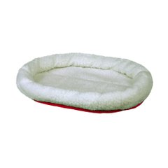 Лежак двосторонній Trixie «Cuddly Bed» 47 см / 38 см (білий/червоний)